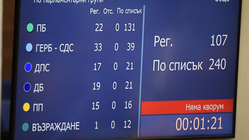 Регистрираните депутати
